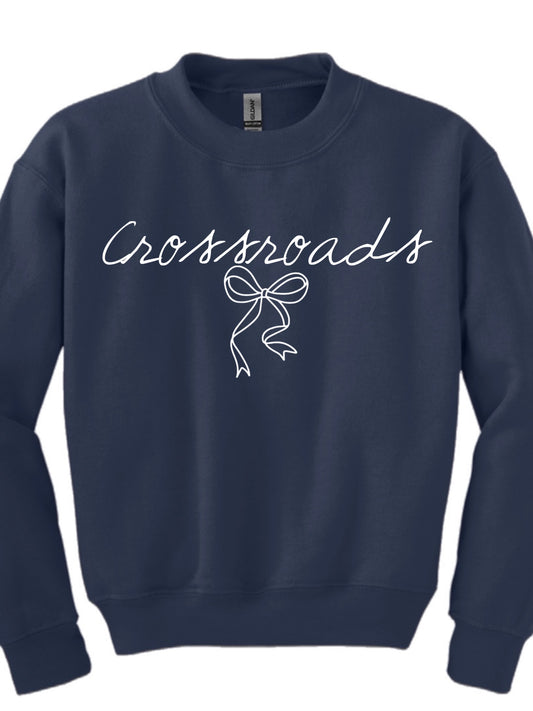 Crossroads Bow Crew Sweatshirt